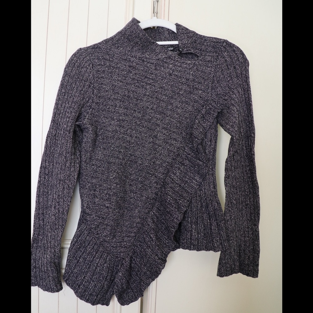 Anthropologie Asymmetrical Sweater